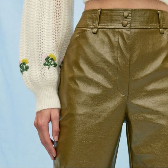 LE FOU WILFRED‎ by ARITZIA NWOT Funk Pant in Avocado Green - Picture 5 of 16